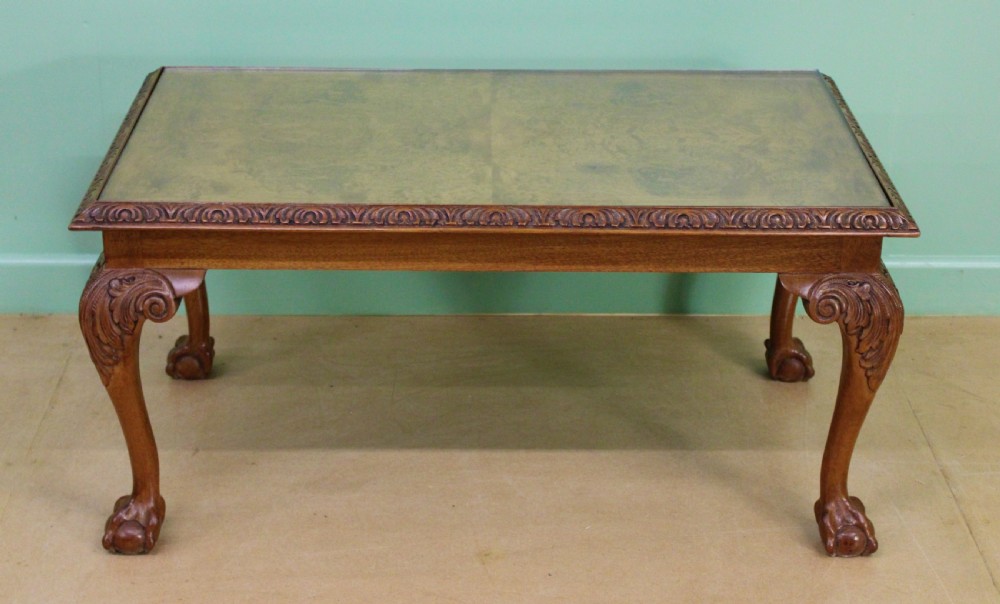 Burr Walnut Coffee Table View II