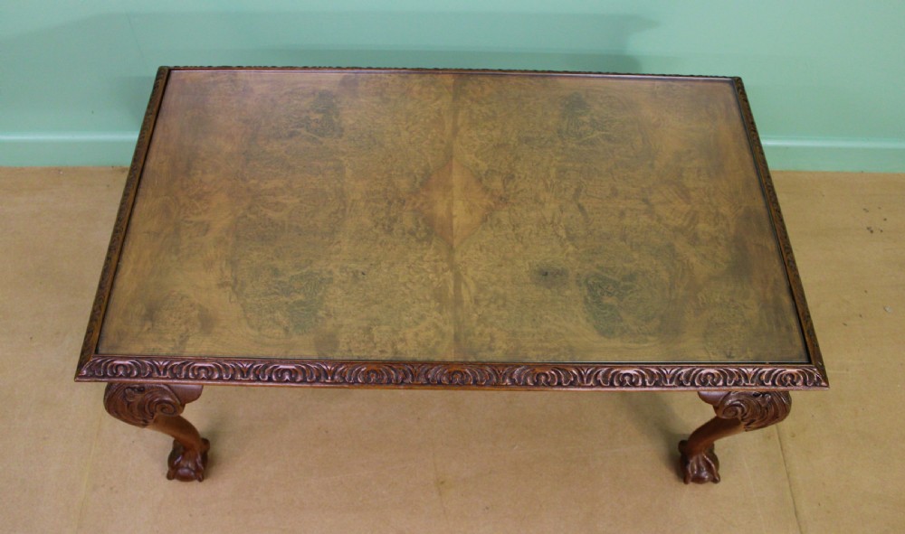 Burr Walnut Coffee Table View III