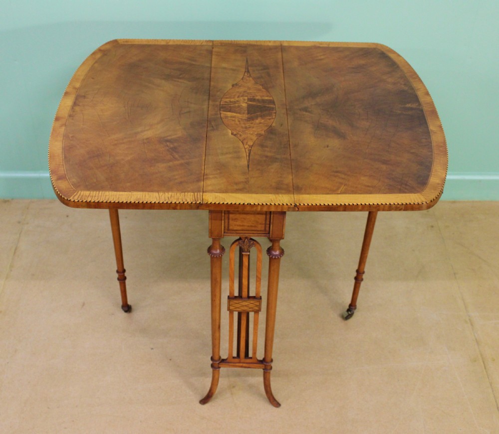 Inlaid Satinwood Sutherland Table View V