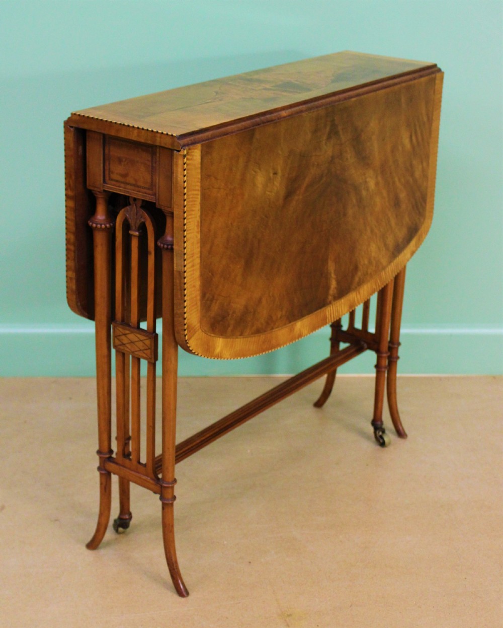 Inlaid Satinwood Sutherland Table View VI