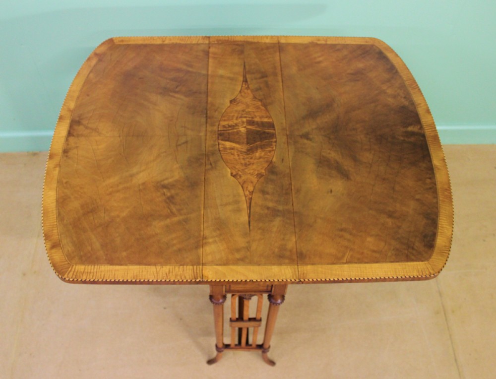Inlaid Satinwood Sutherland Table View VII