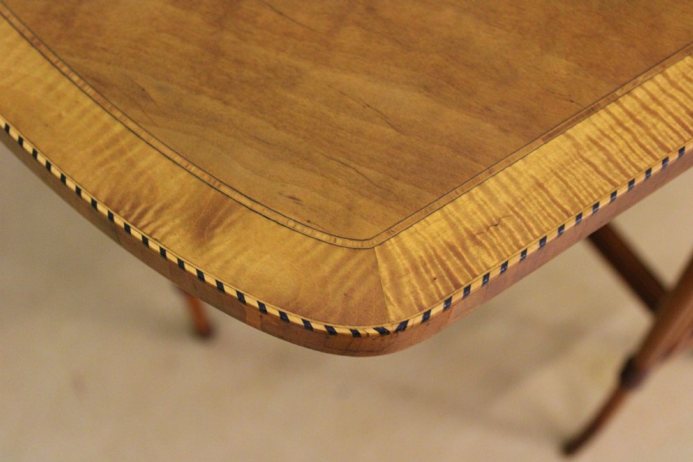 Inlaid Satinwood Sutherland Table View VIII