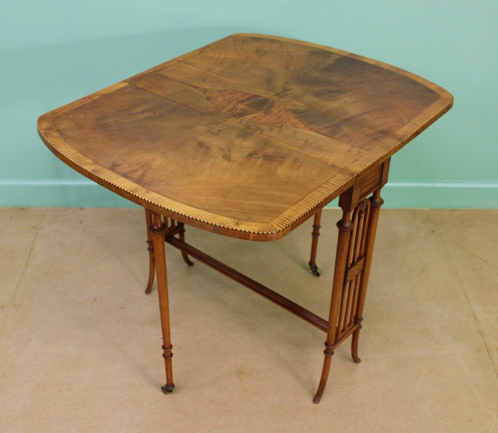 Inlaid Satinwood Sutherland Table View X