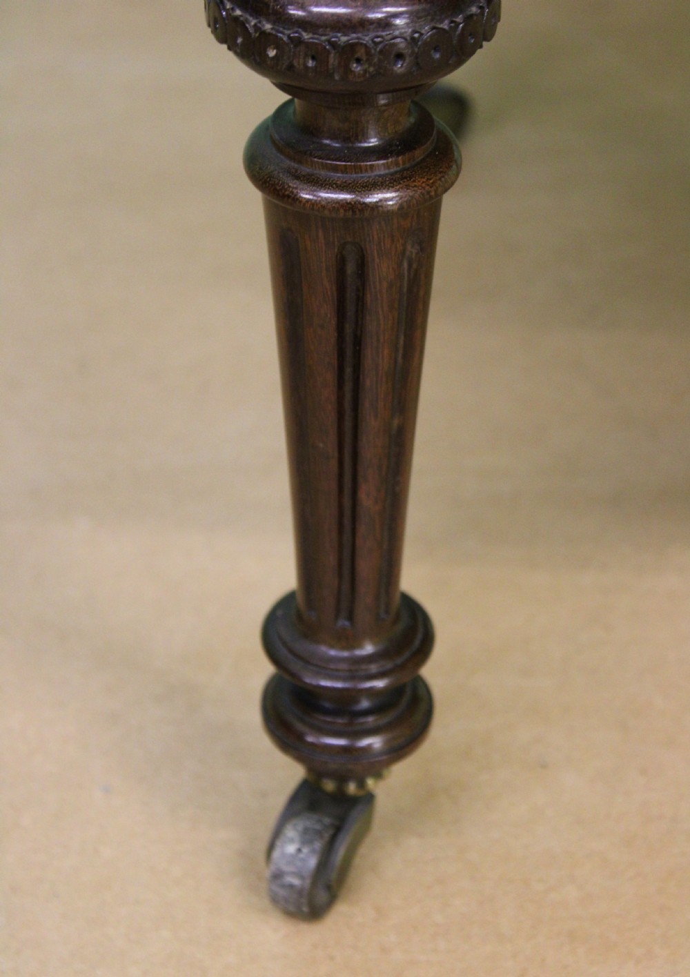 Pair of Victorian Upholstered Mahogany Stools View VIII