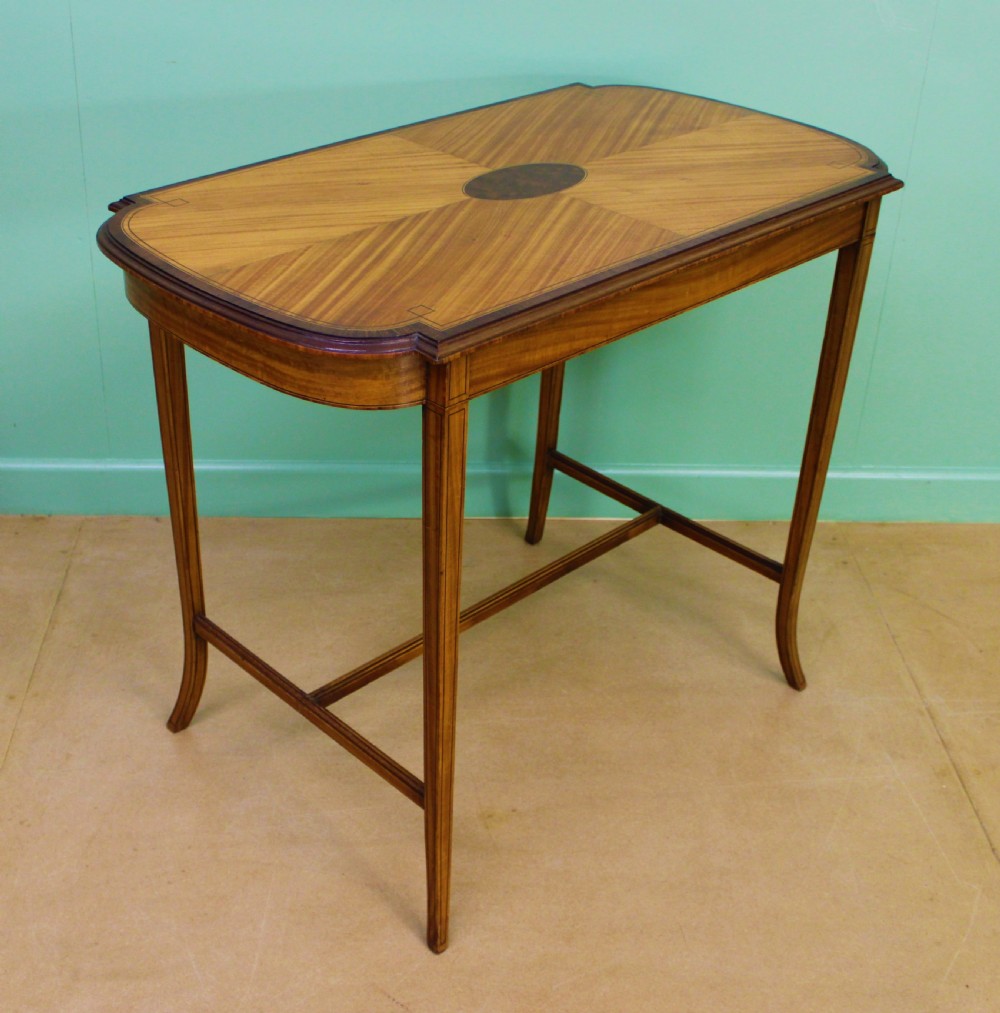 Edwardian Inlaid Satinwood Occasional Table
