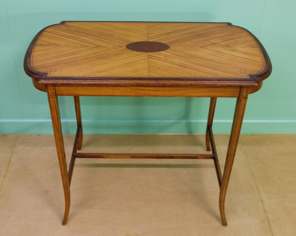 Edwardian Inlaid Satinwood Occasional Table View II