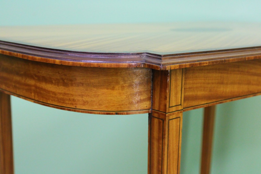 Edwardian Inlaid Satinwood Occasional Table View IV