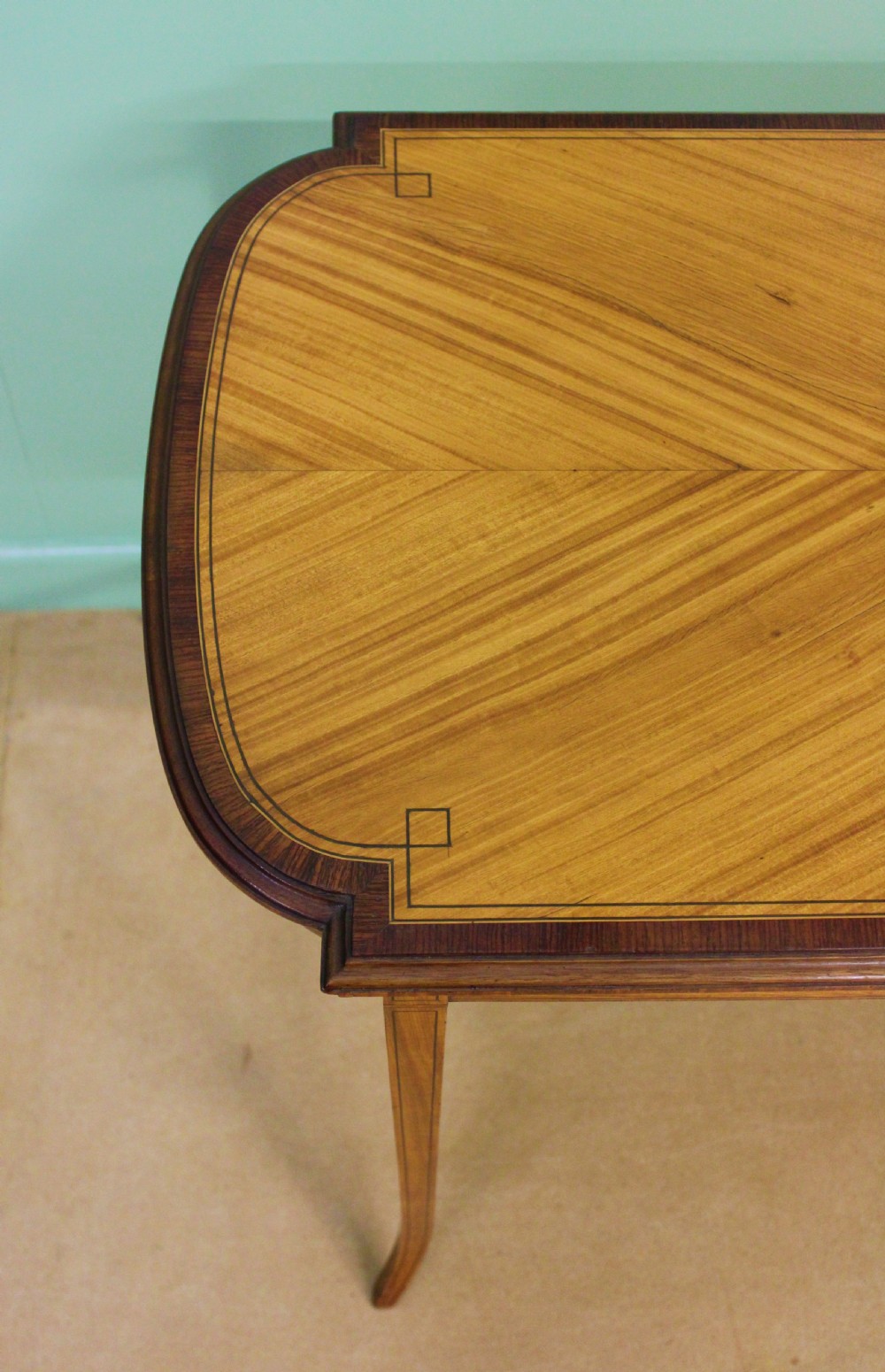 Edwardian Inlaid Satinwood Occasional Table View VIII
