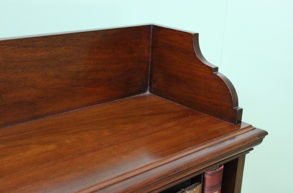 Victorian Walnut Open Bookcase View VIII