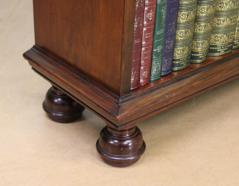Victorian Walnut Open Bookcase View IX