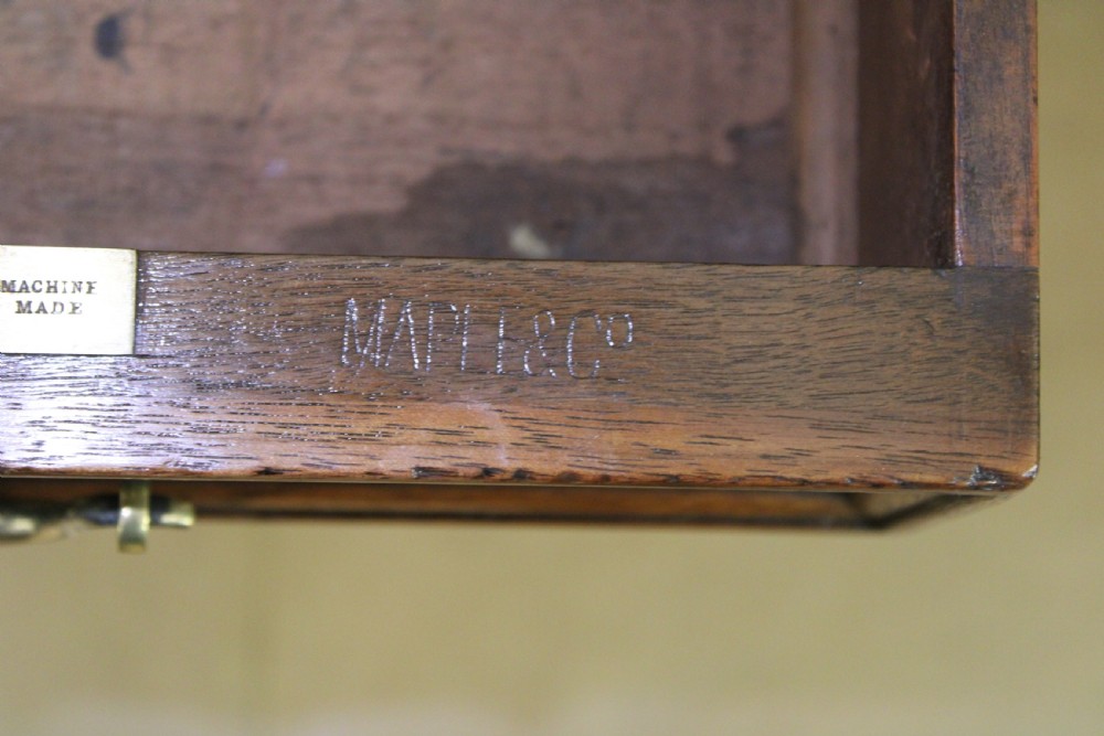 Walnut Partners Pedestal Desk by Maple & Co. View II