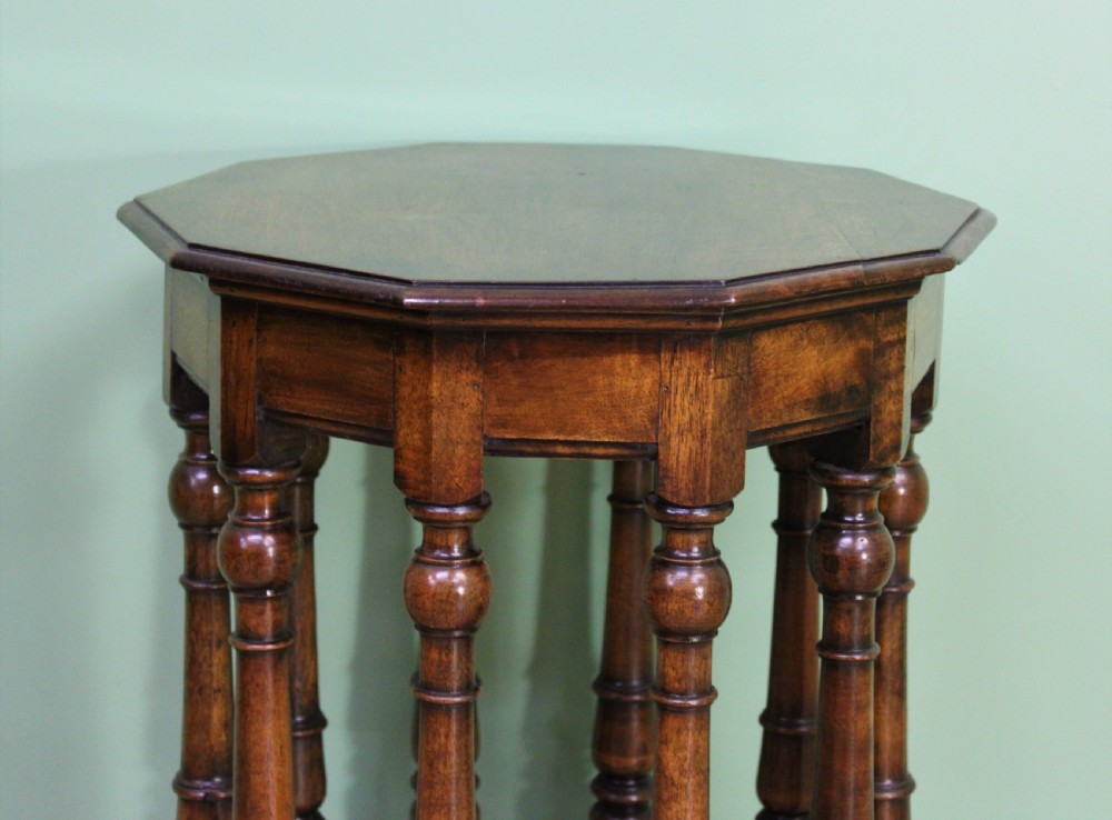 Walnut Occasional Lamp Table View II