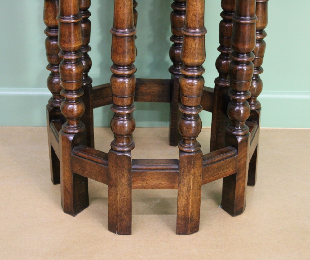 Walnut Occasional Lamp Table View III