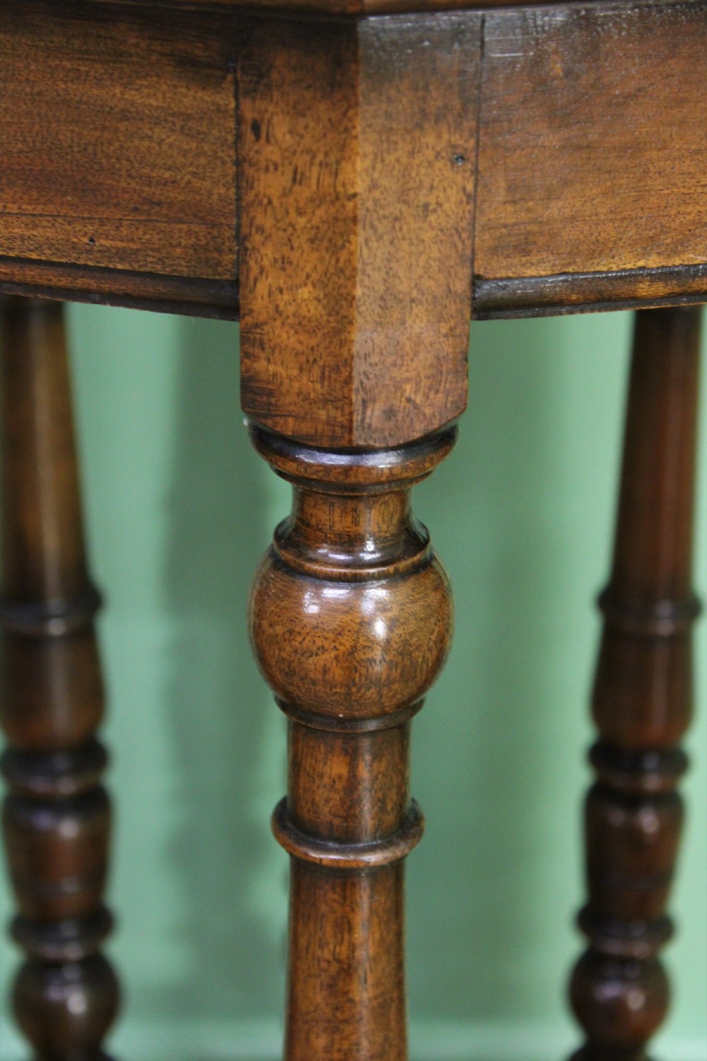 Walnut Occasional Lamp Table View IV