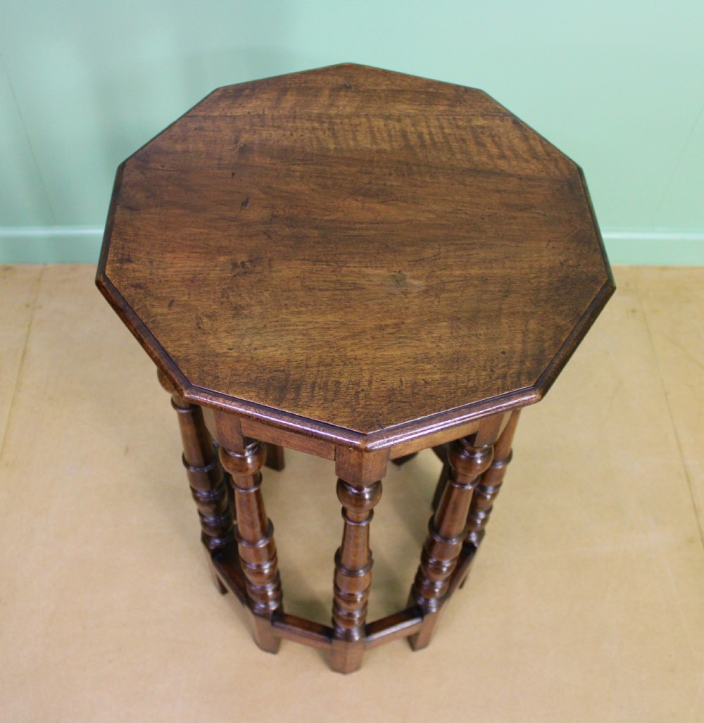 Walnut Occasional Lamp Table View V