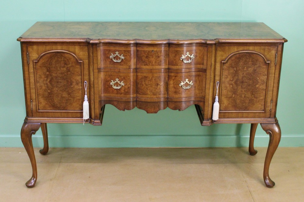 Burr Walnut Dining Suite by Maple and Co View III
