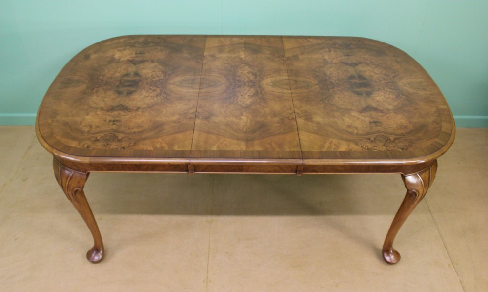 Burr Walnut Dining Suite by Maple and Co View V