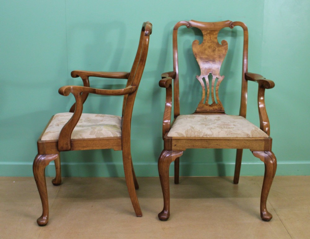 Burr Walnut Dining Suite by Maple and Co View VIII