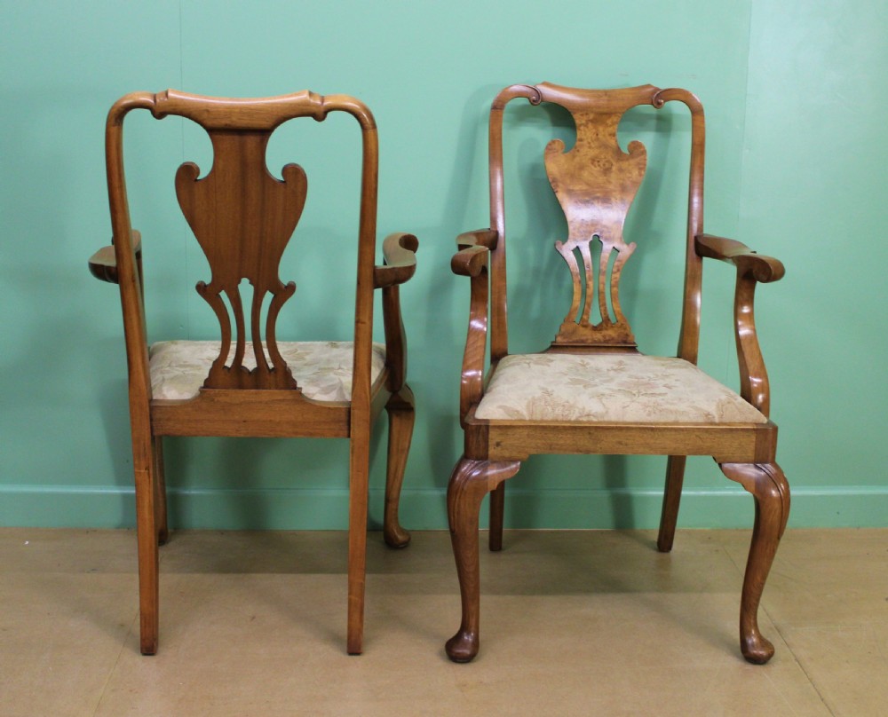 Burr Walnut Dining Suite by Maple and Co View IX