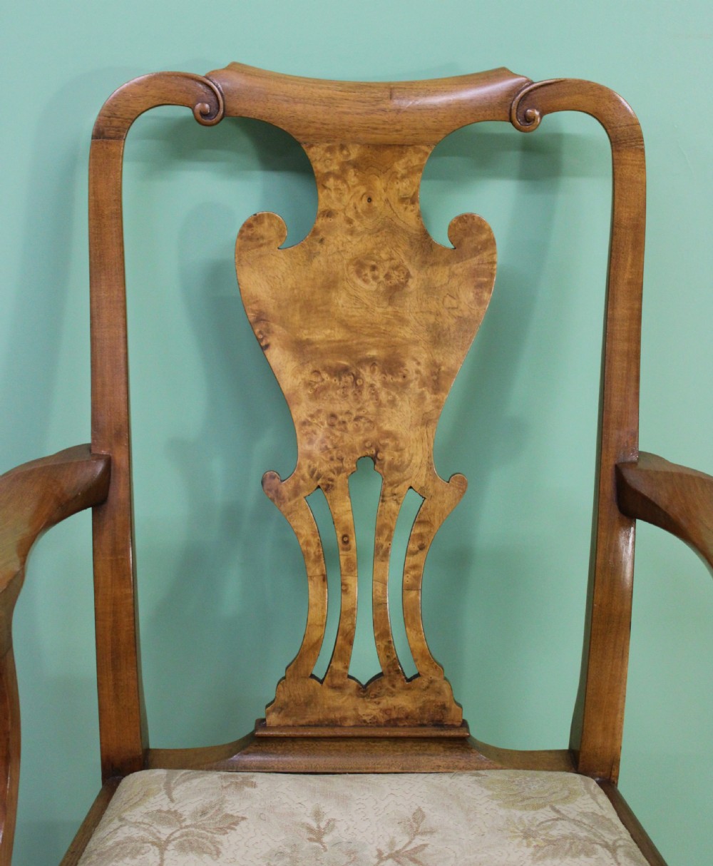 Burr Walnut Dining Suite by Maple and Co View XII