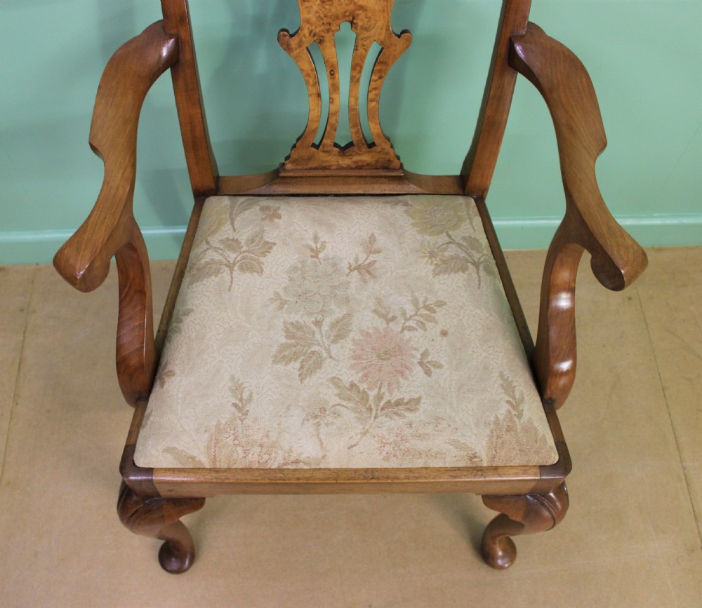 Burr Walnut Dining Suite by Maple and Co View XIII