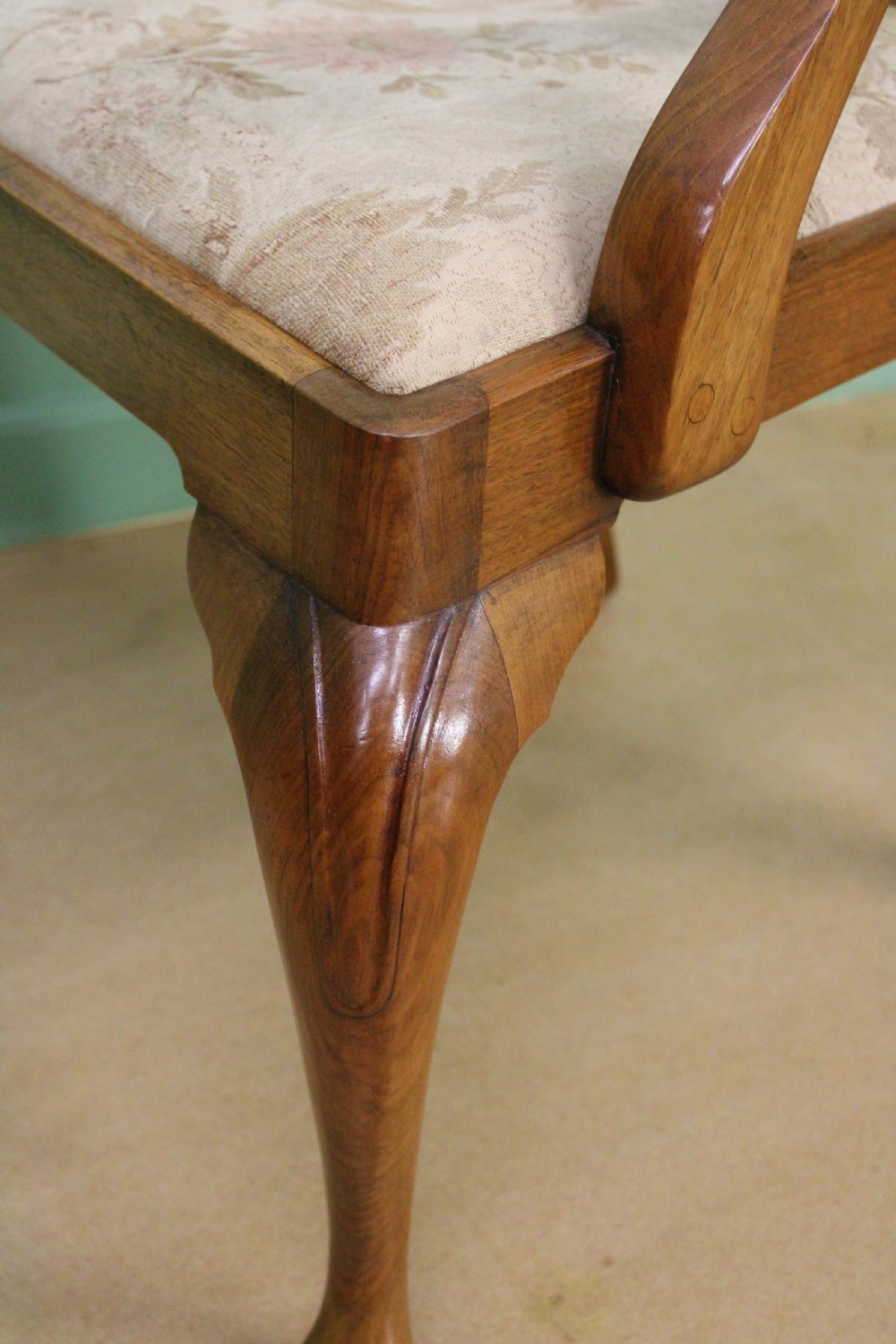 Burr Walnut Dining Suite by Maple and Co View XV