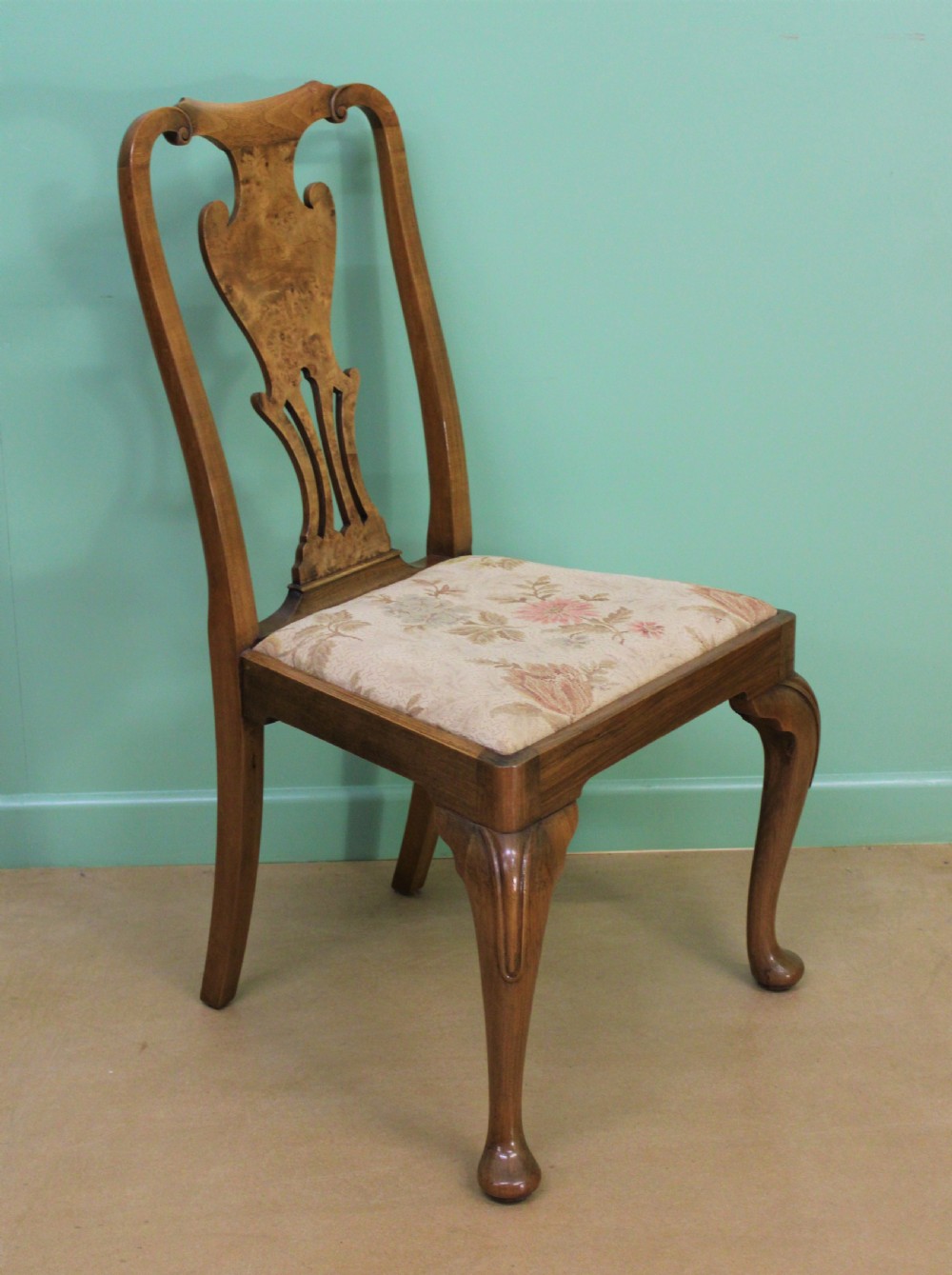Burr Walnut Dining Suite by Maple and Co View XVII