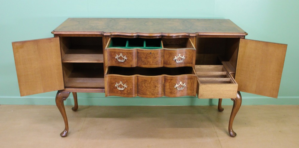 Burr Walnut Dining Suite by Maple and Co View XXIV