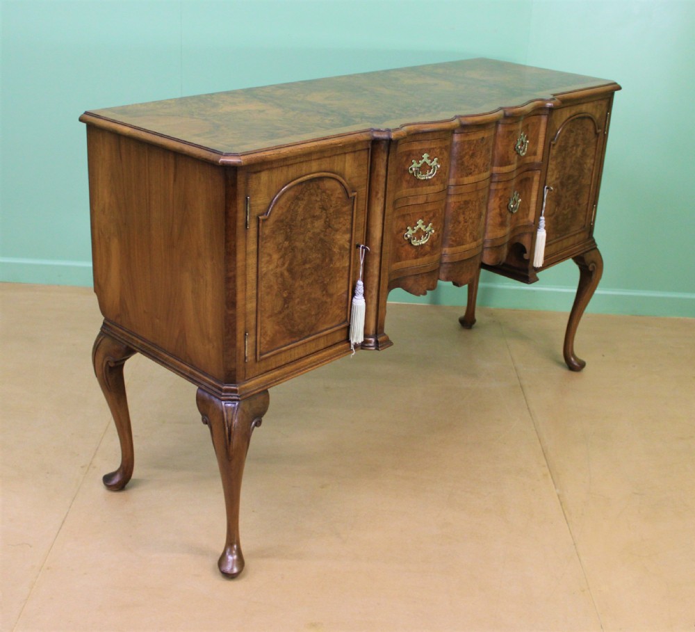 Burr Walnut Dining Suite by Maple and Co View XXVI