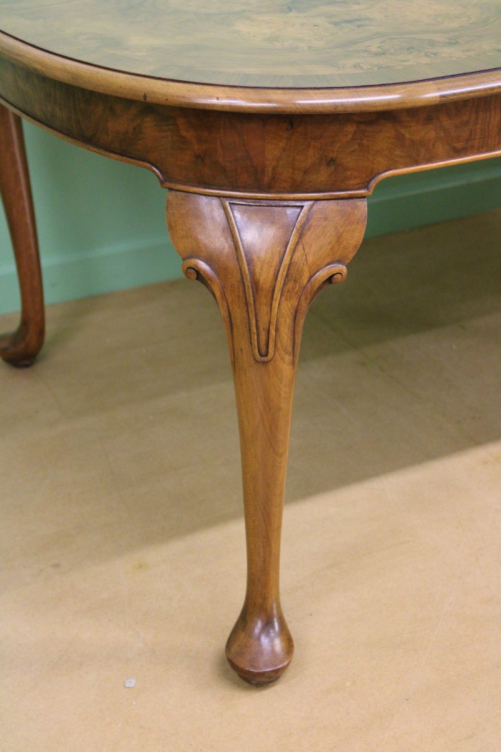 Burr Walnut Dining Suite by Maple and Co View XXX