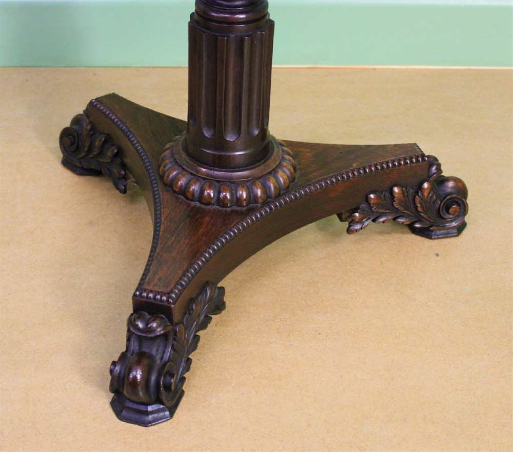Pair of Regency Rosewood Wine Tables by Gillows View IV