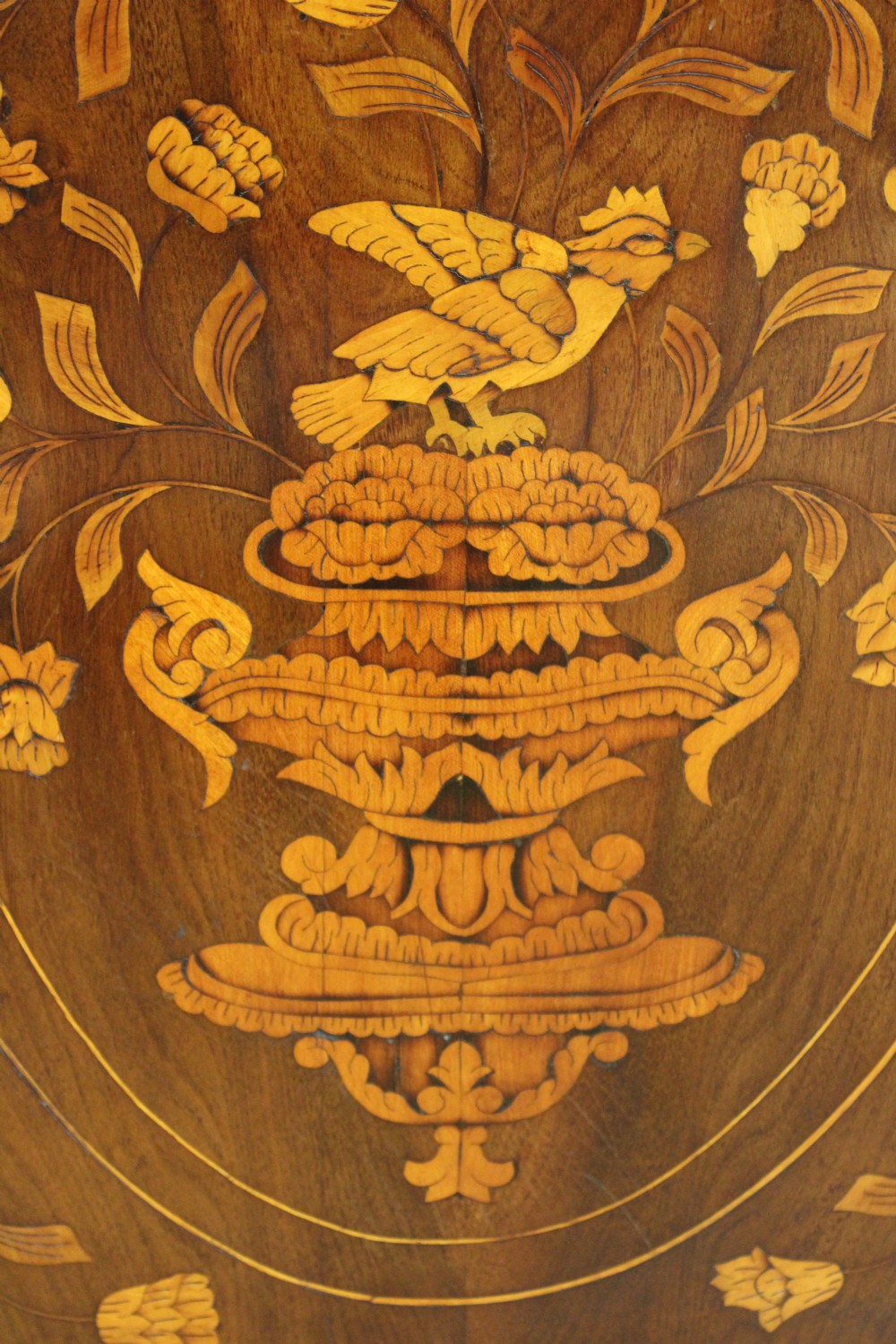 Late 18th C. Dutch Walnut Marquetry Bureau View XXIII