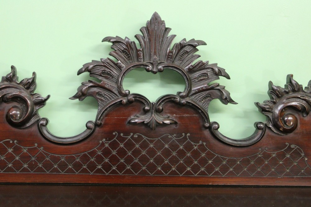 Maple and Co Carved Mahogany Display Cabinet View VIII