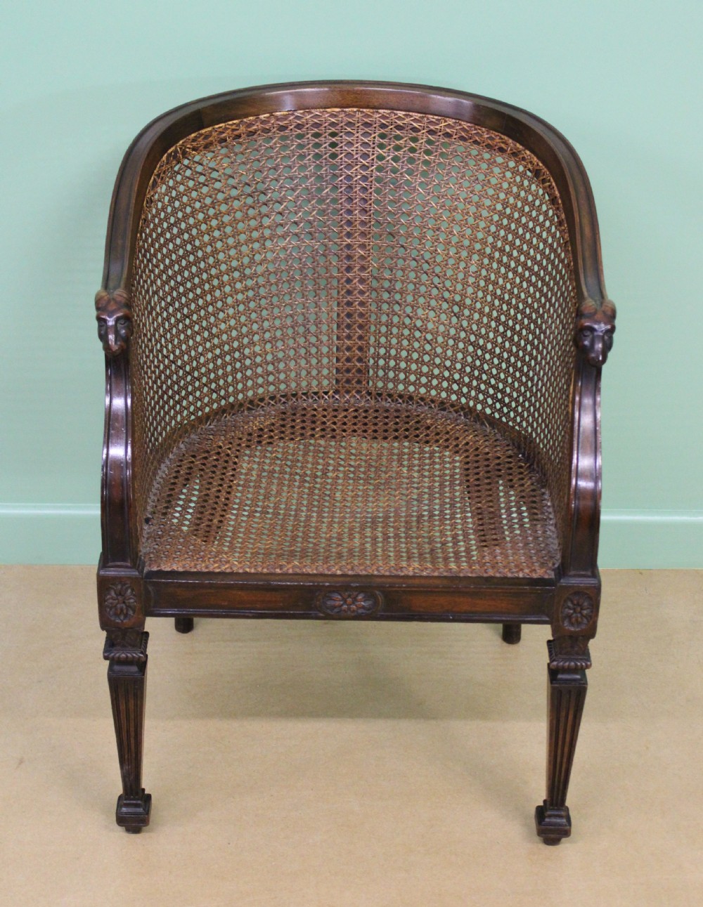 Adams Style Bergere Armchair View VIII