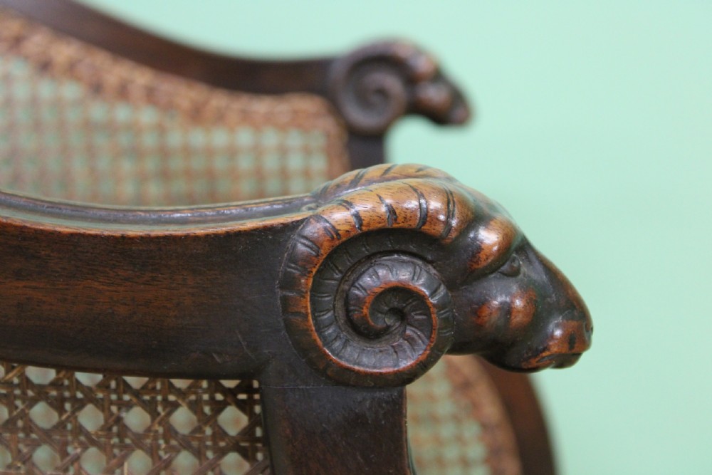 Adams Style Bergere Armchair View X