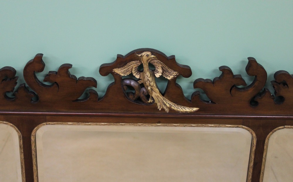 Chippendale Style Overmantle Mirror View VI