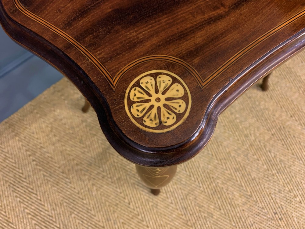 Late Victorian Inlaid Mahogany Occasional Table View II