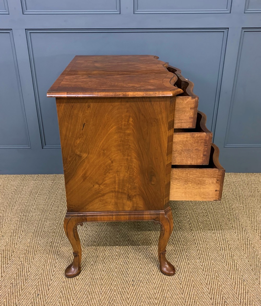 Burr Walnut Chest by Charles Tozer View X