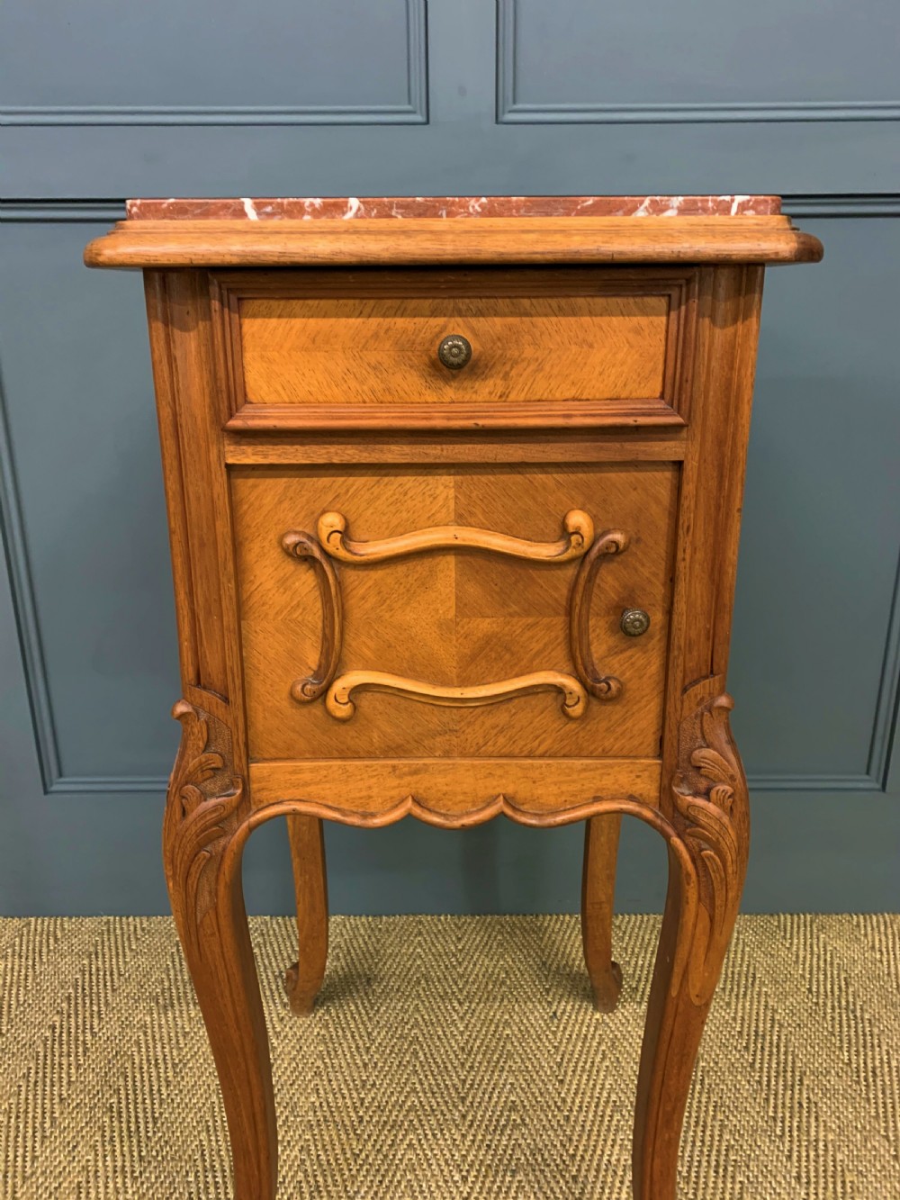 Pair of French Walnut Bedside Cupboards View VII