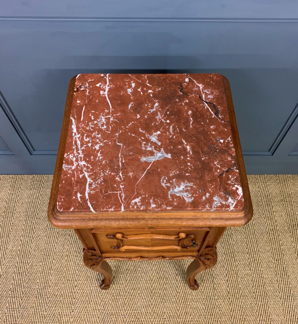 Pair of French Walnut Bedside Cupboards View IX