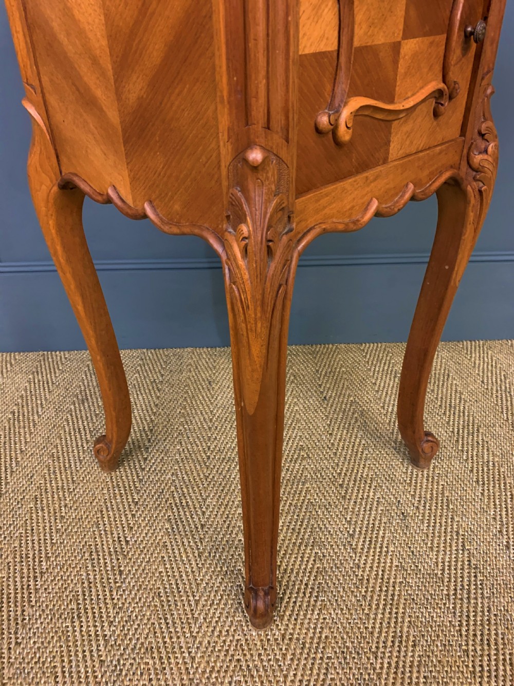 Pair of French Walnut Bedside Cupboards View XI