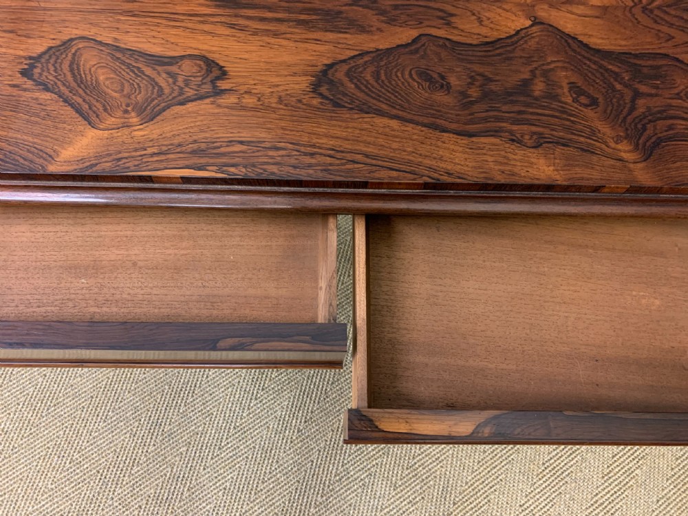 William IV Rosewood Library Stretcher Table View XII