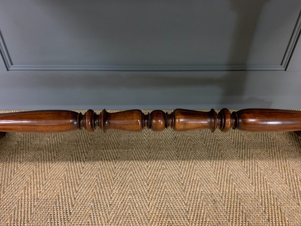 William IV Rosewood Library Stretcher Table View XVII