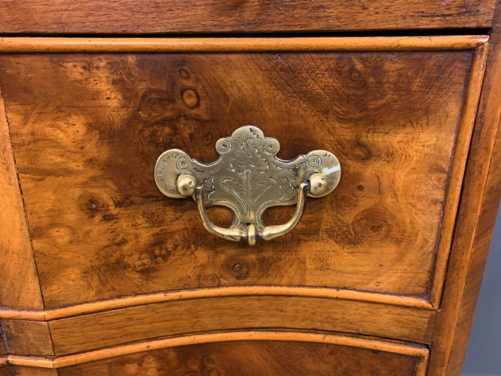Burr Walnut Serpentine Chest of Drawers View VIII