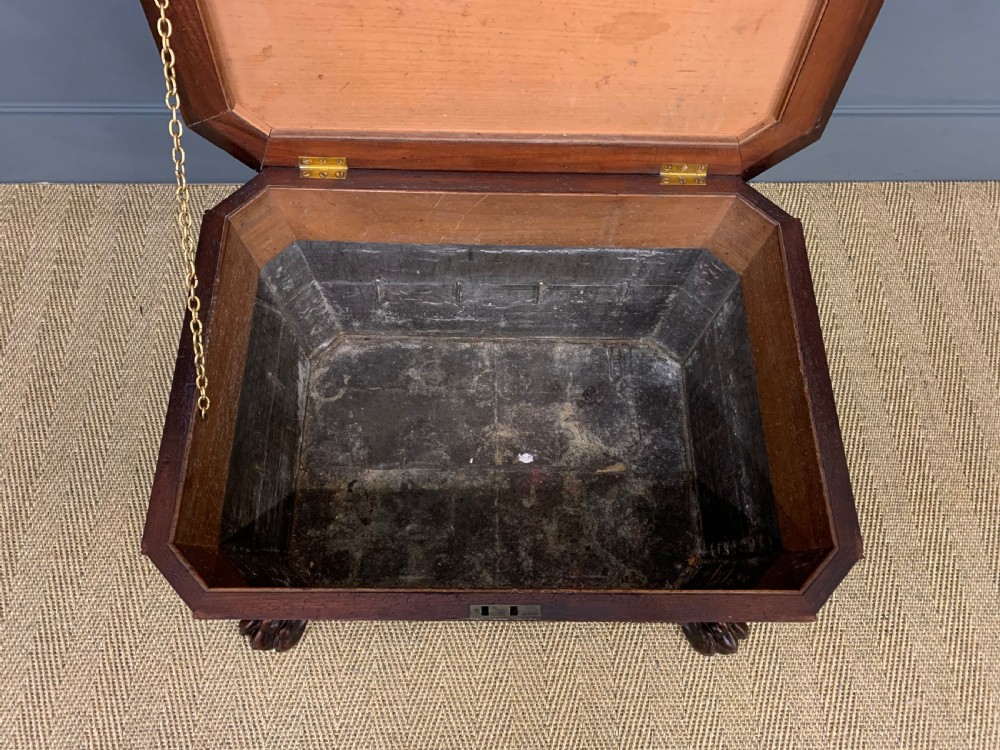 Large Regency Flame Mahogany Wine Cooler View VII