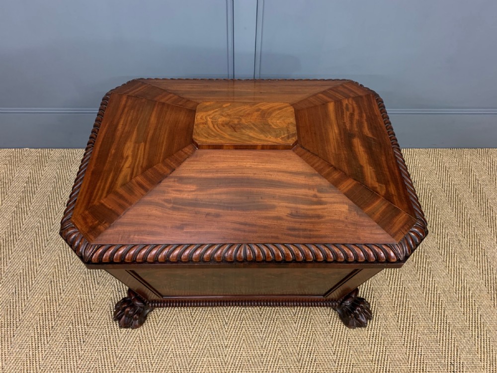 Large Regency Flame Mahogany Wine Cooler View X