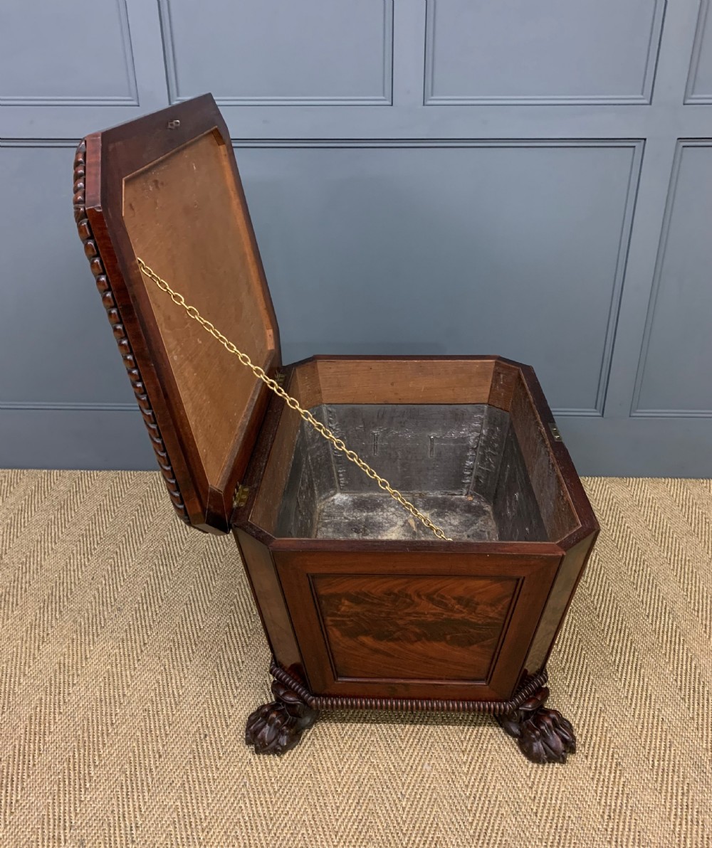 Large Regency Flame Mahogany Wine Cooler View XII