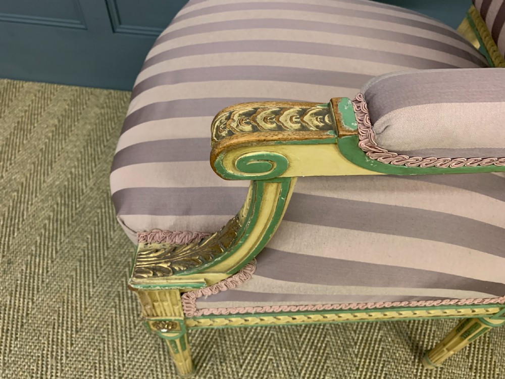 Pair of Upholstered French Armchairs View XIII