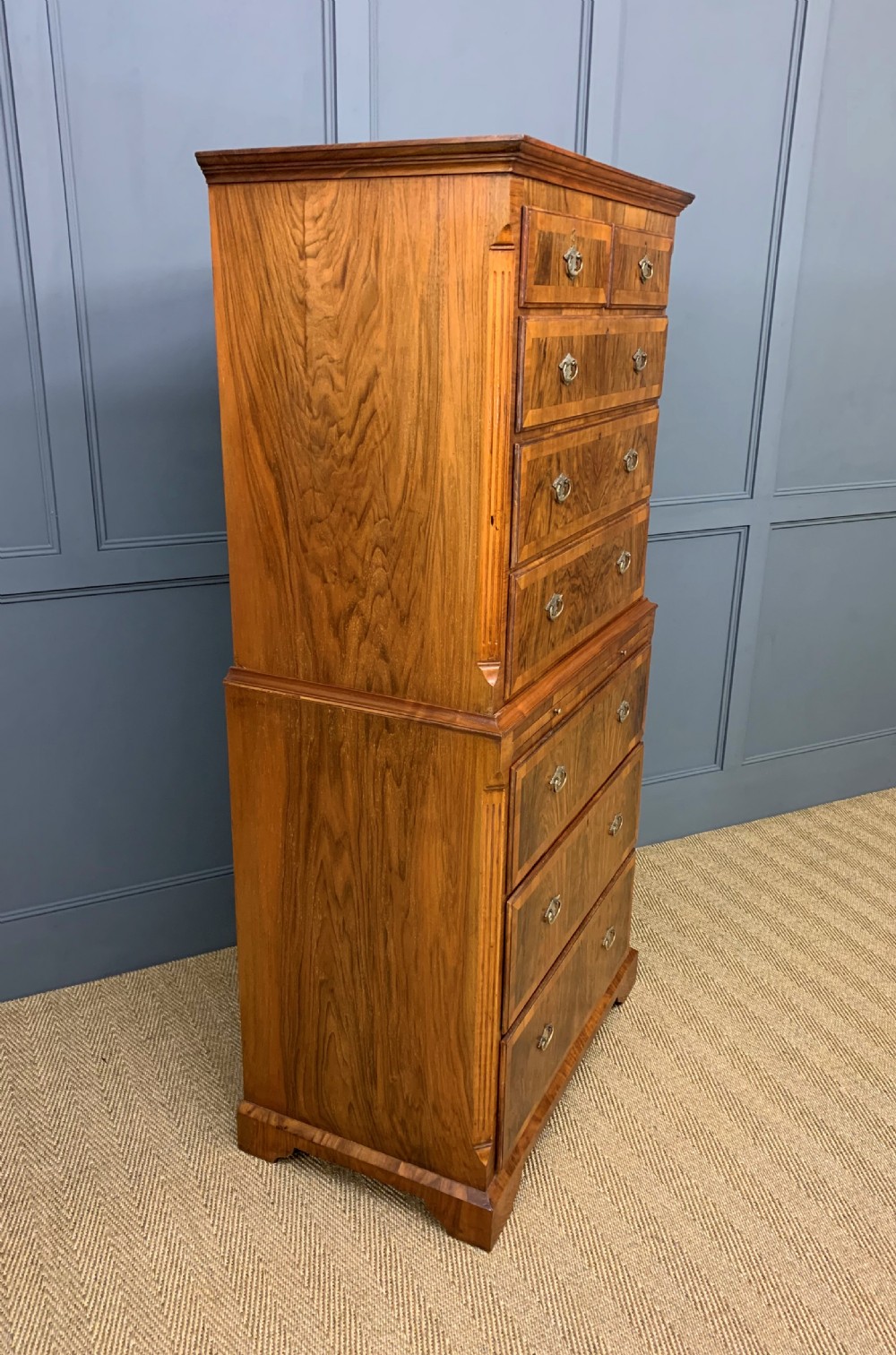 Burr Walnut Chest on Chest View XIII