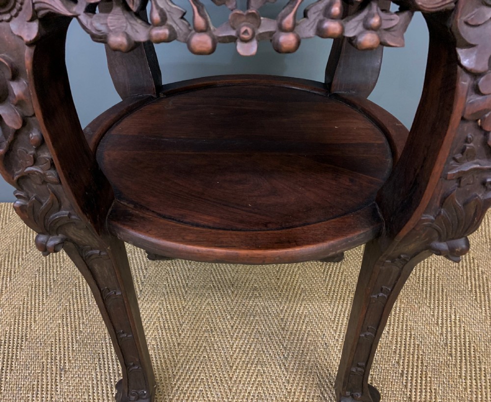 Large 19th Century Chinese Hardwood Stand View VI